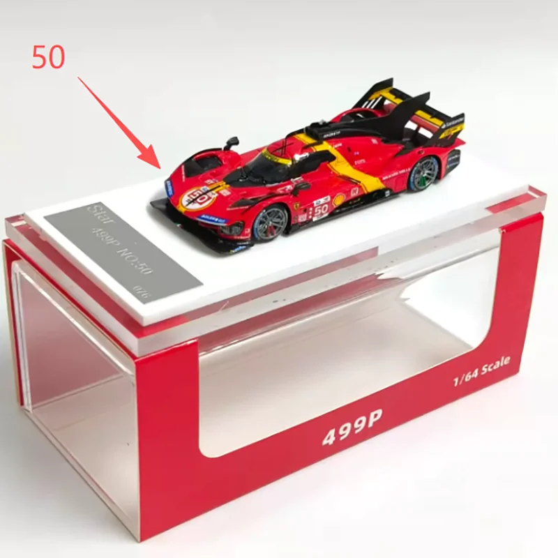

Model 1/64 Scale 499P 2023 Le Mans 24H Resin Car Model Ornament Collectible Toy