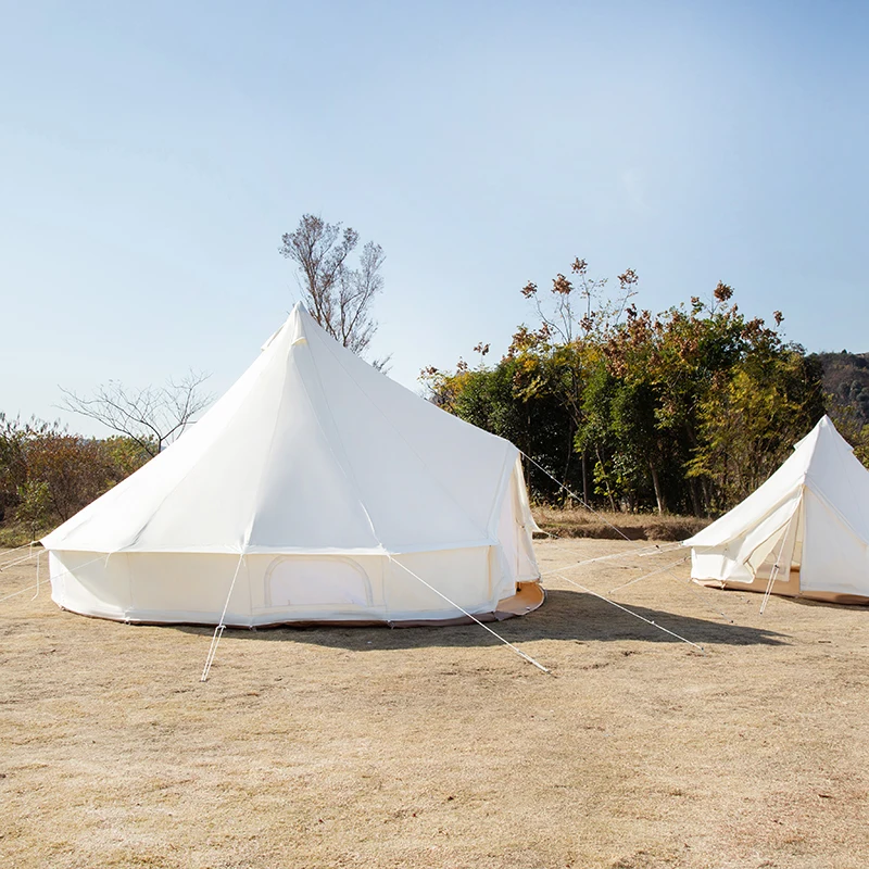 

Luxury Safari Tent Glamping Camping Outdoor 3m 4m 5m 6m 7m Yurt Bell Tent