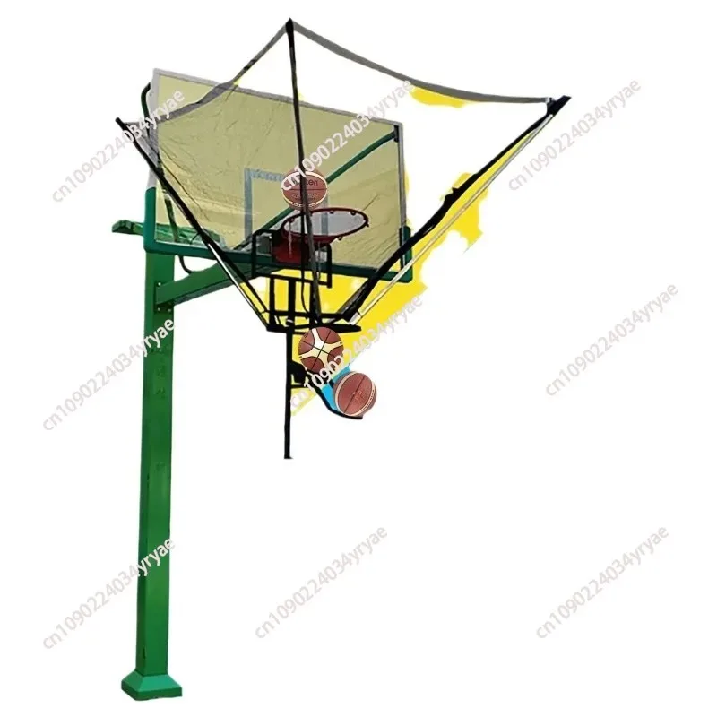 

Automatic Basketball Shooting Machine Tempered Glass Correctable Three-Point Assist Hand-Free Ball Handling Return Training
