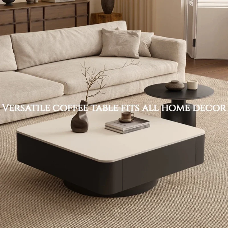 Center Coffe Table Bauhaus Luxury Apartment Classic Table Black Storage Tavolino Da Salotto Moderno Furniture Living Room