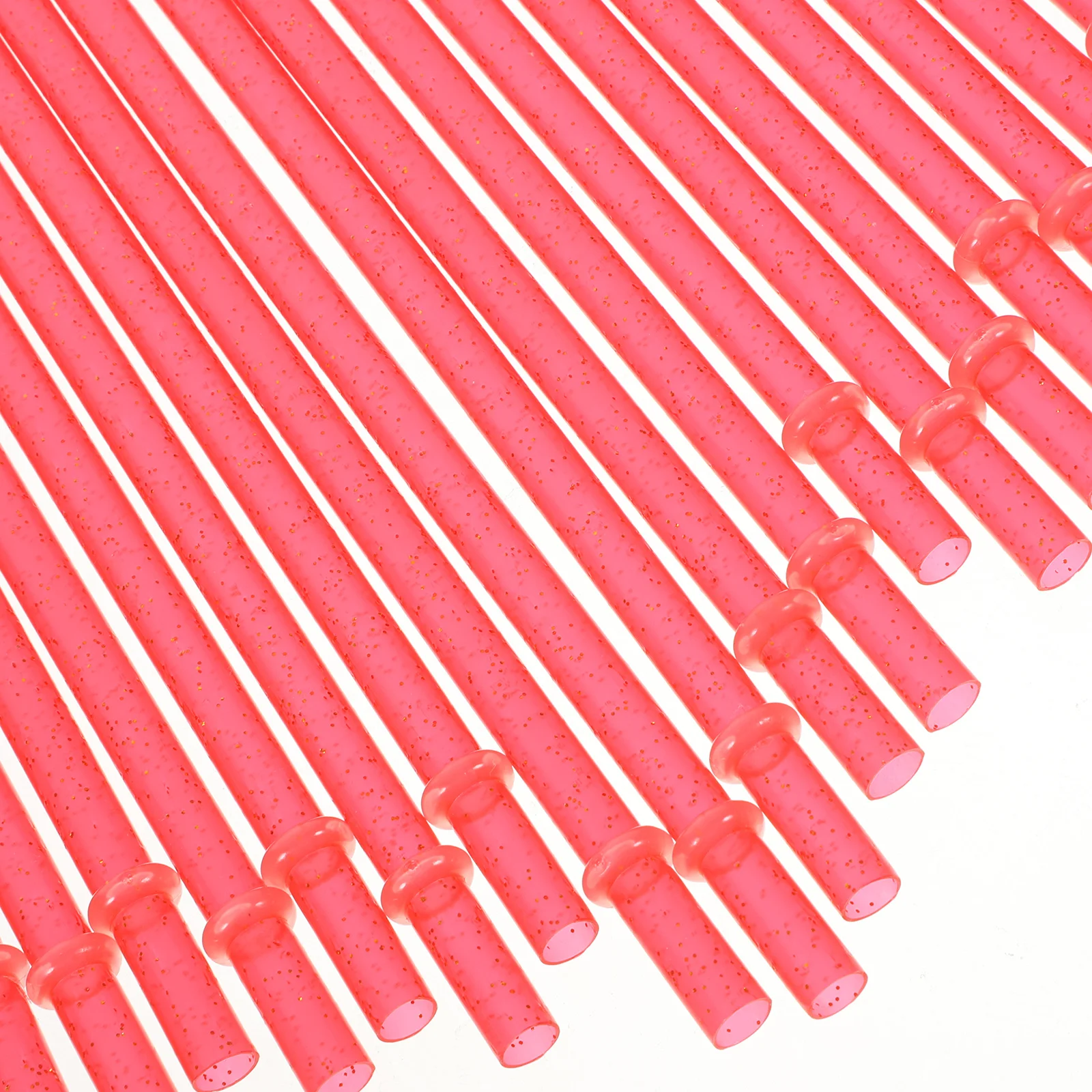 

25 Pcs Usable Colorful Straw Brush Straws Drinking Bendable Party Colored Plastic Travel