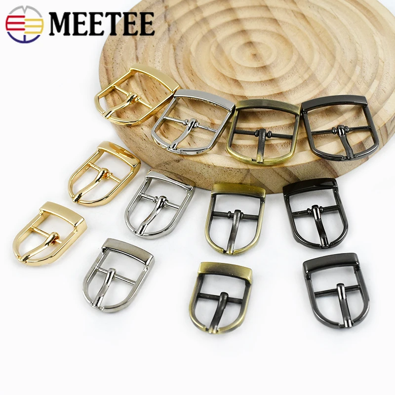 5/10/20Pcs 13/16/20/25mm Metal Buckles for Bag Strap Webbing Belt Pin Buckle Shoes Handbag Adjuster Clasps DIY Accessories