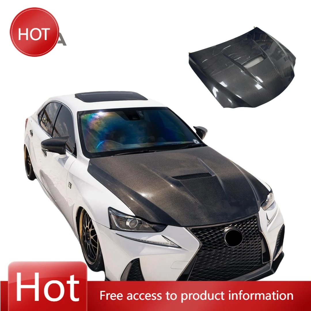 

Капот с открытым отверстием в стиле GSF, сменный корпус капота для 13-18 Is300 250 200, улучшенное углеродное волокно
