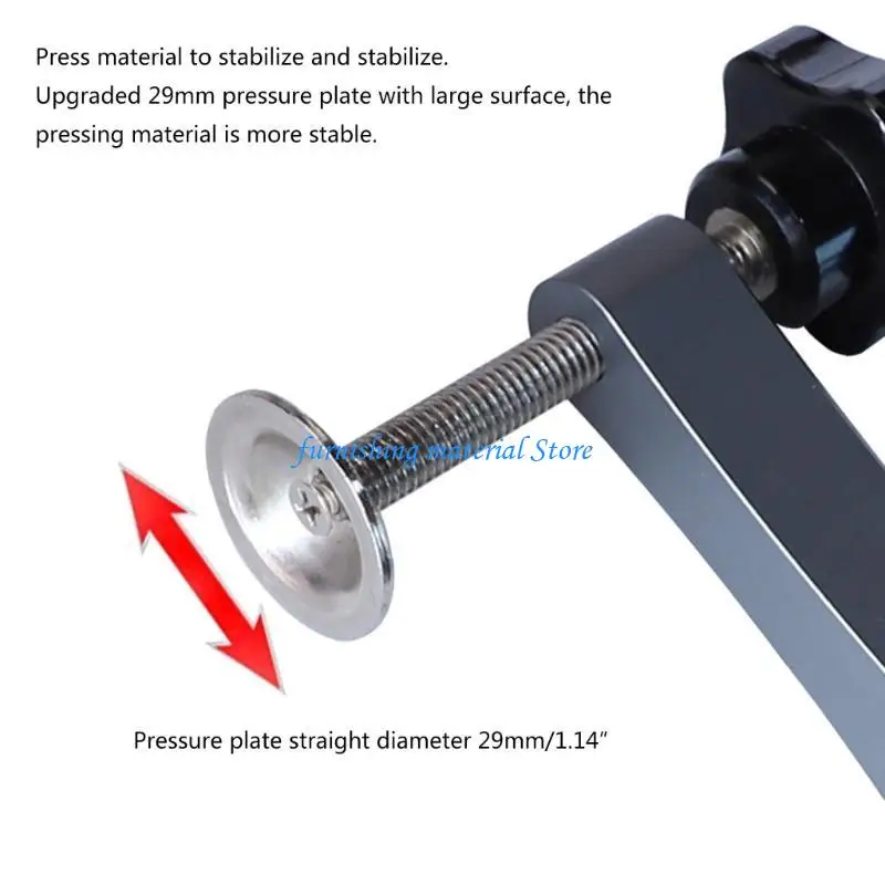 y5gd 2pcs مقعد الكلب المشبك 19mm 20mm امسك لأسفل مشبك الألومنيوم القابل للتعديل #4