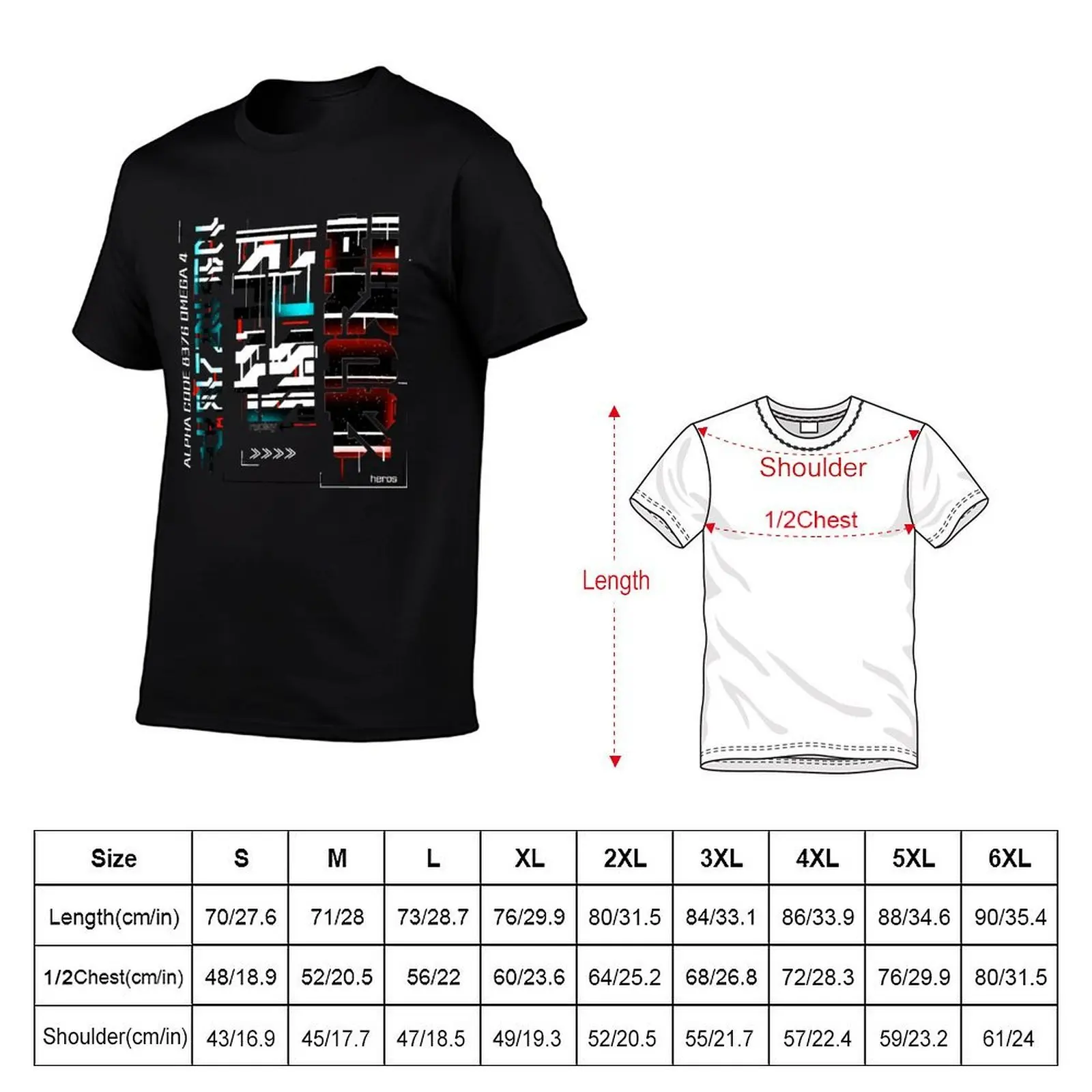 ALPHA CODE // Tech wear T-Shirt men t shirt cotton 100% man t shirts for men casual man t shirt heavy cotton T-Shirt