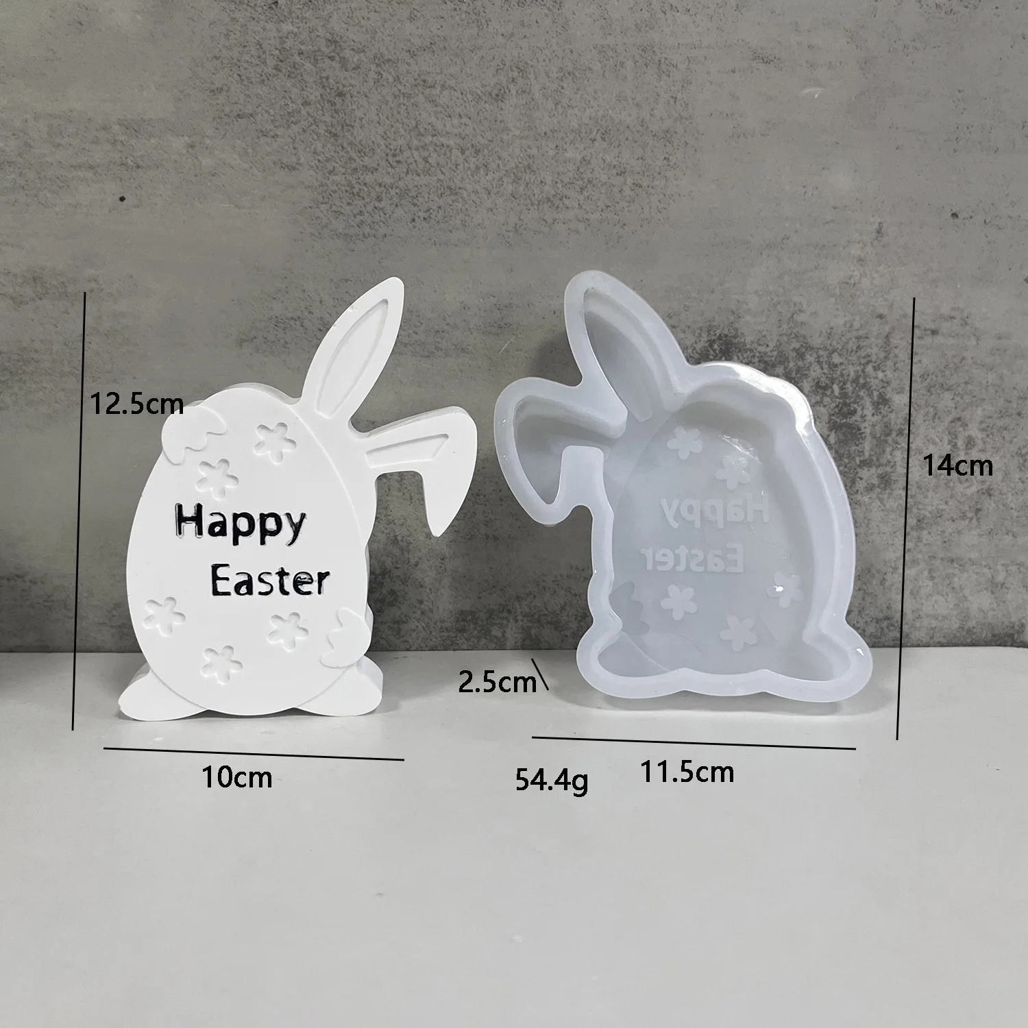 Easter Egg Holding Bunny Silicone Molds Easter Egg Plaster Drip Molds