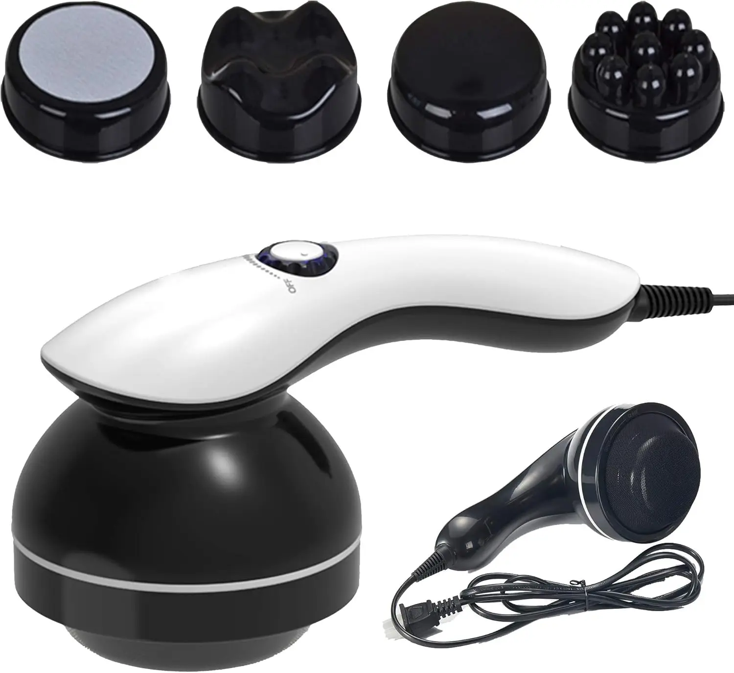 

Handheld Body Sculpting Massager with 4 Attachments for Full Body Relief and Shaping