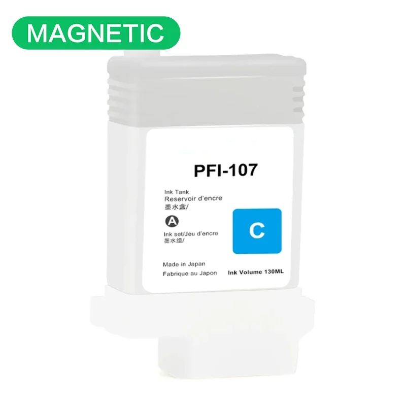 Imagem -04 - Cartucho de Tinta Recarregável para Canon Pfi107 Ipf670 Ipf680 Ipf685 Ipf770 Ipf780 Ipf785 Ipf670 Ipf770 Ipf 670 Pfi107 Pfi 107