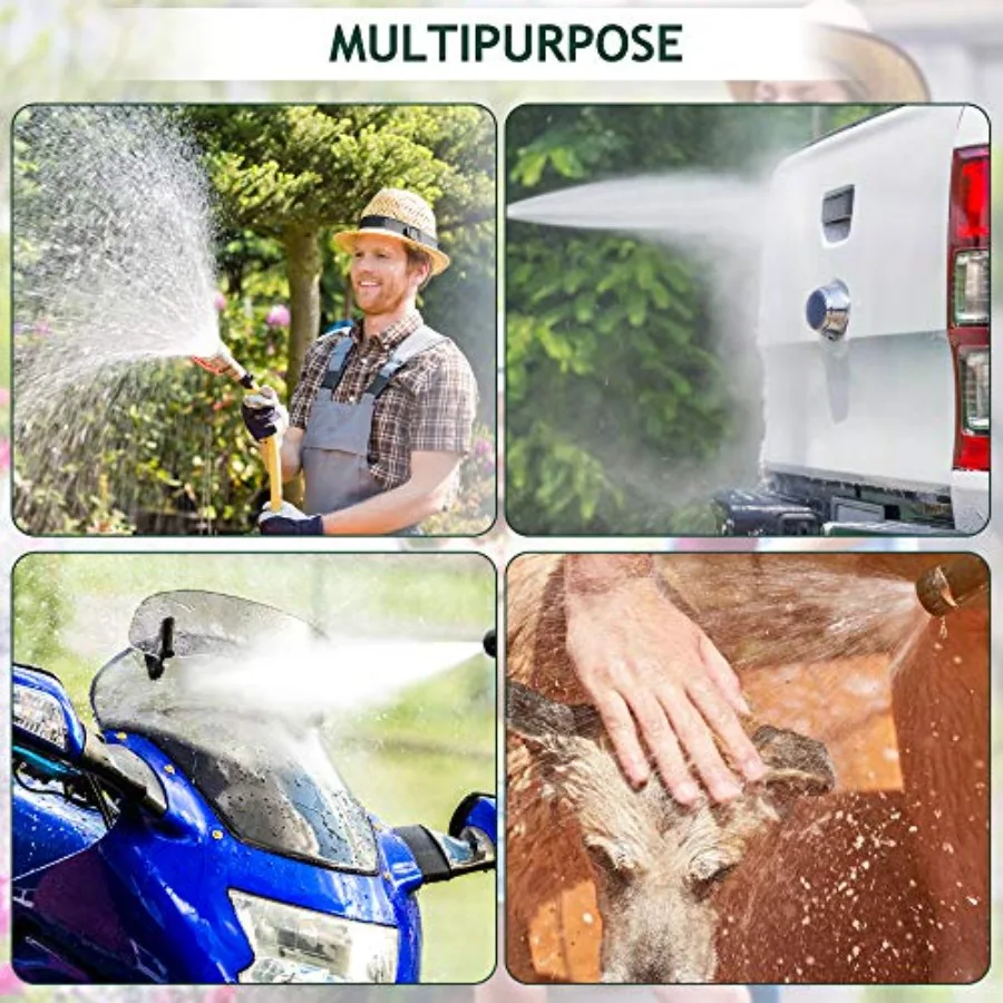 أفضل عربة بكرة خرطوم حديقة الفناء مع عجلات لزراعة المياه في الفناء الخارجي والبستنة والعناية بالحديقة وخطة مائية شديدة التحمل #4