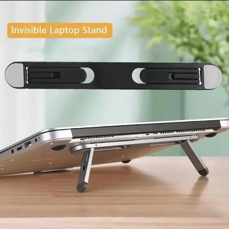 1/2Pcs Invisible Laptop Cooling Riser Pad Universal Notebook Support Bracket Accessories