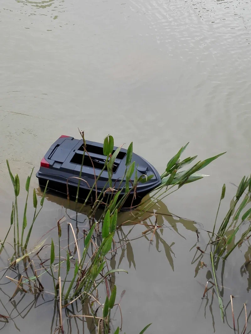 Sonar Fish Finder Bait Boat TL-380C Feeding Fish Condition Alarm Remote Control Carp Fishing Bait Boat With 10A Battery Toys