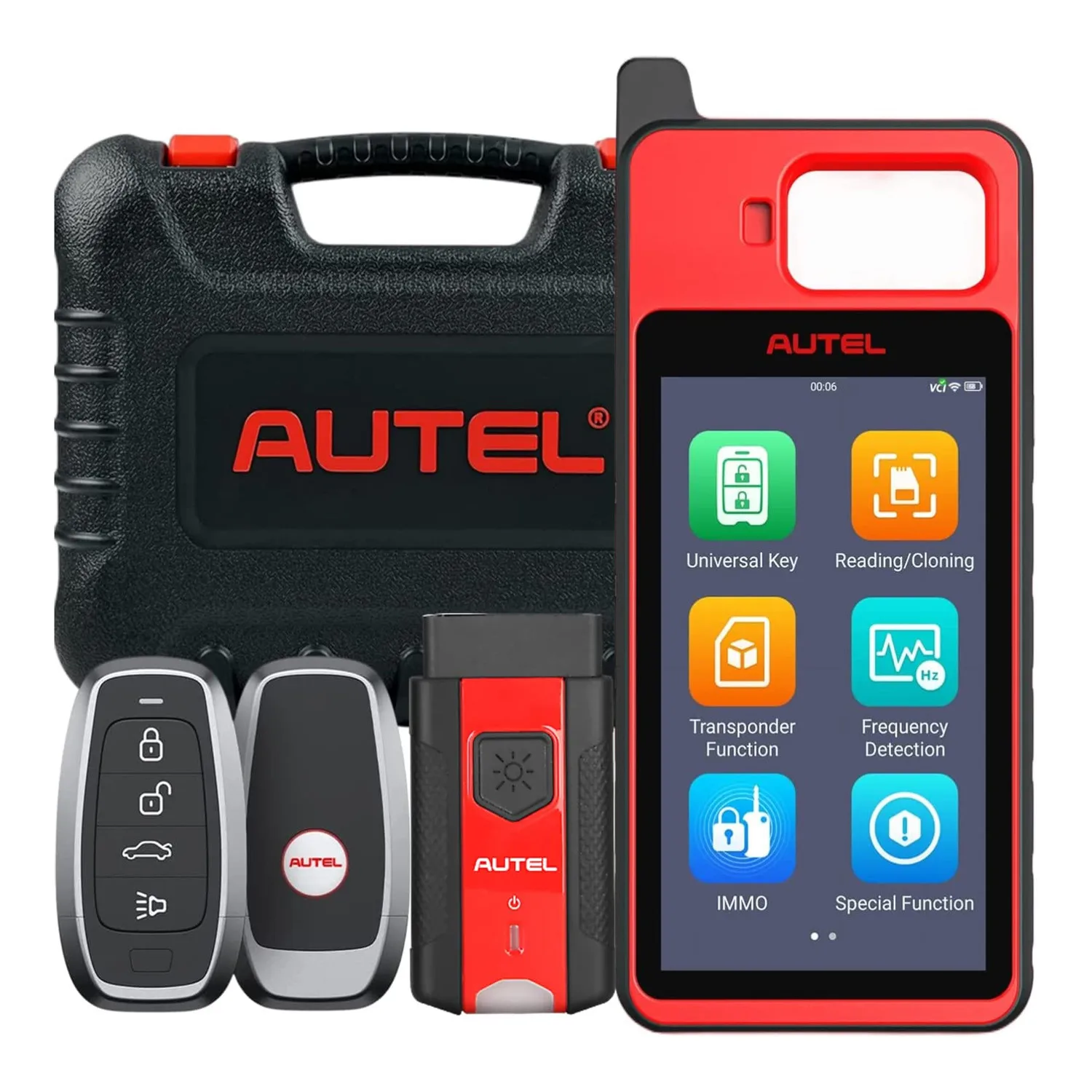 [Free Update Online Lifetime]Autel MaxiIM KM100 KM100E Universal Key Generator Kit Support Transponder Reading Cloning And IMMO