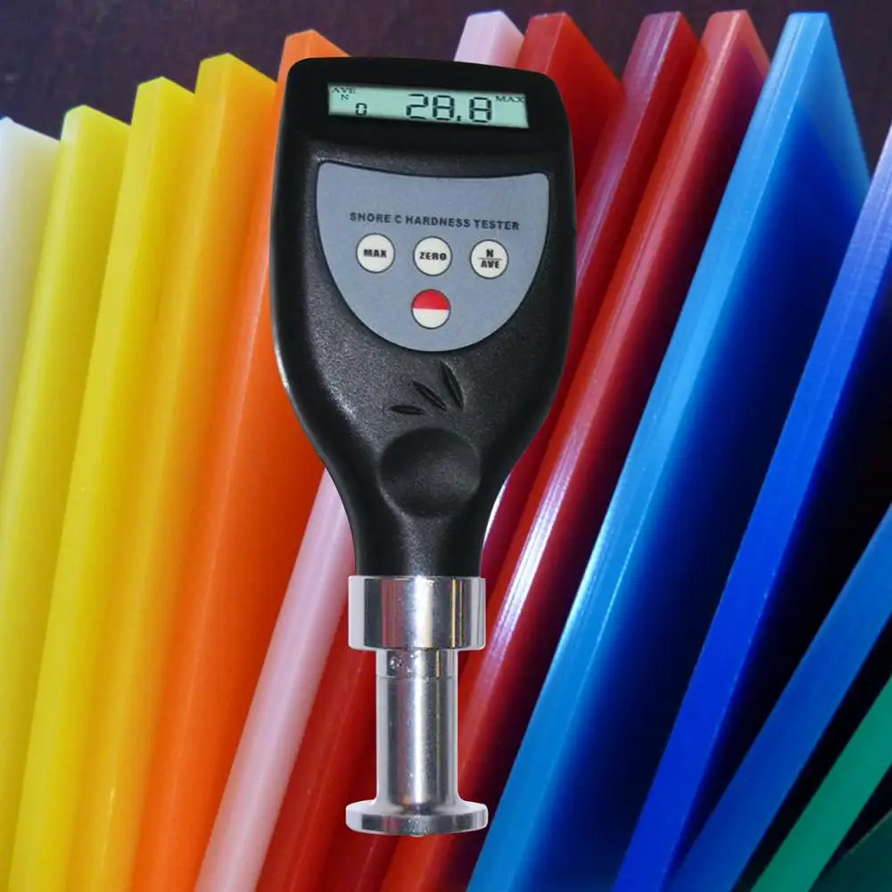 Digital Hardness Meter Shore C 0-100HC Durometer Tester w/ Built-in Probe Microcomputer LSI Circuit (OEM Packaging Available)