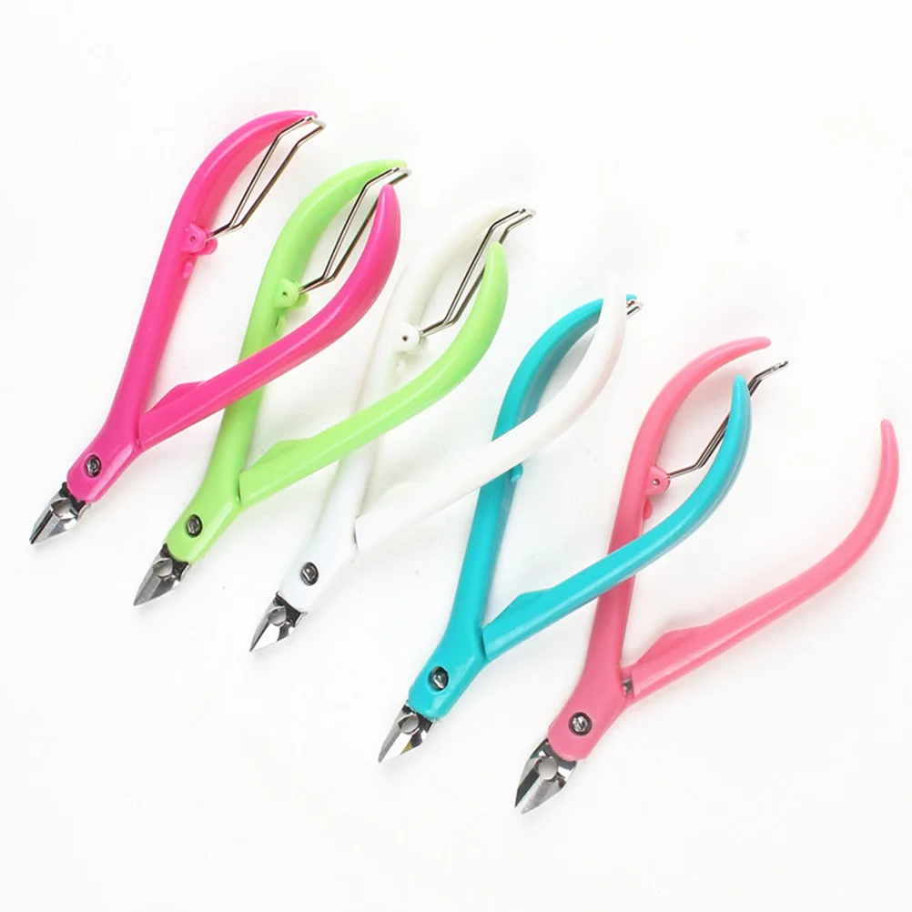 3 Stuks Teen Nagelknipper Cuticle Nipper Plastic Handvat Nagel Teennagelknipper Effectief Voor Dikke Nagels Ingegroeide Nagels Dode Huid