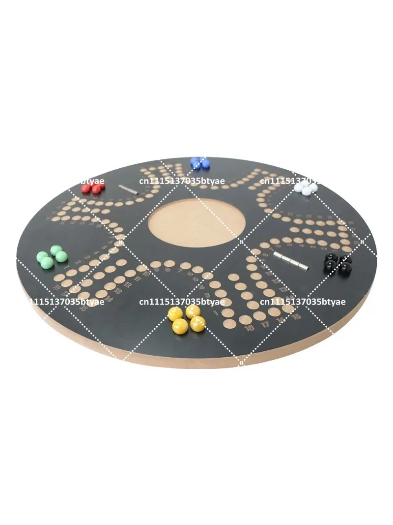 Jackaroo 6 Player Foldable Marble Board Game Custom Size Wooden Table Game for Parties EN71 Certified Classic Original Game