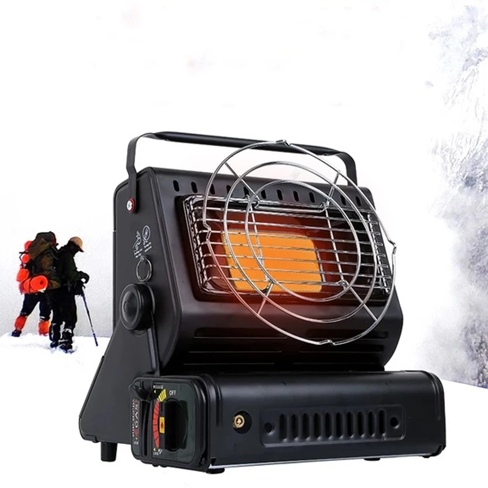 Dual-purpose Gas Heater Nature Hike Winter Heater Gas Heater For Tent With Handle Portable Outdoor Camping Heater