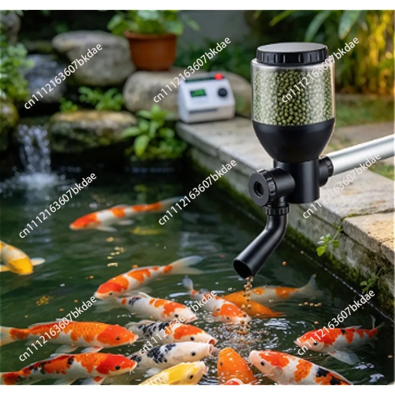 Feed FD-40 FD-55 FD-85 Large Capacity WIFI Koi Pond Automatic Fish Feeder