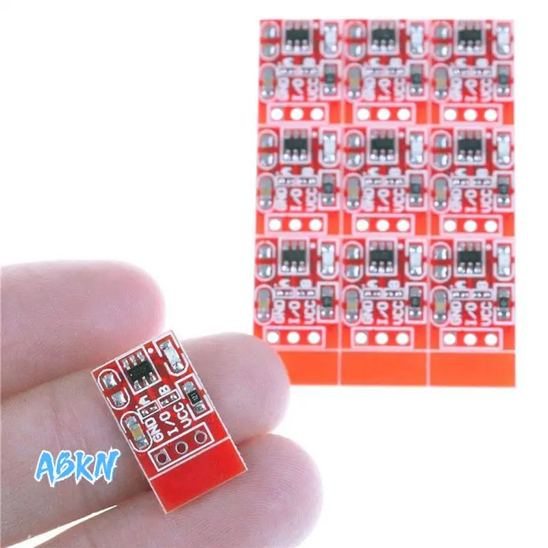 ABKN-100Pcs TTP223 Touch Key Switch Module Touching Button Self-Locking/No-Locking Capacitive Switches Single Channel