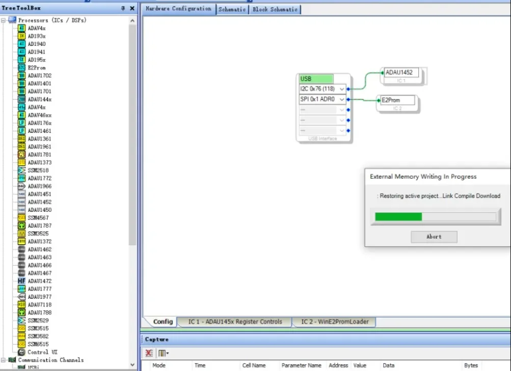 Usbi Emulator Adi Sigmadspa Software Debugging Dau1701 Adau1452 Adau1761...