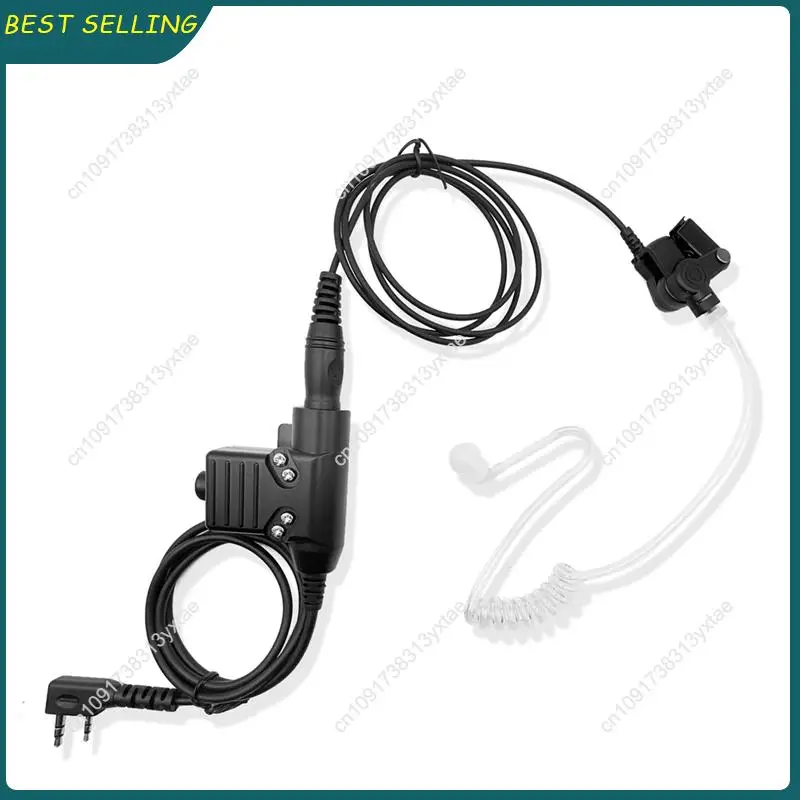 N09R-U94 Walkie Talkie Earphone K Plug Neck Throat Mic Earpiece Tactical Earphone For Baofeng 5R 888S Walkie Talkie Accessory