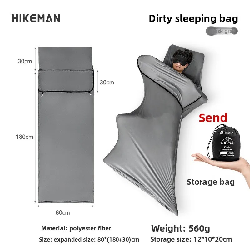 

Суперлегкий спальный мешок-одеяло с эластичной застежкой для кемпинга на открытом воздухе для взрослых, со съемным и моющимся внутренним вкладышем