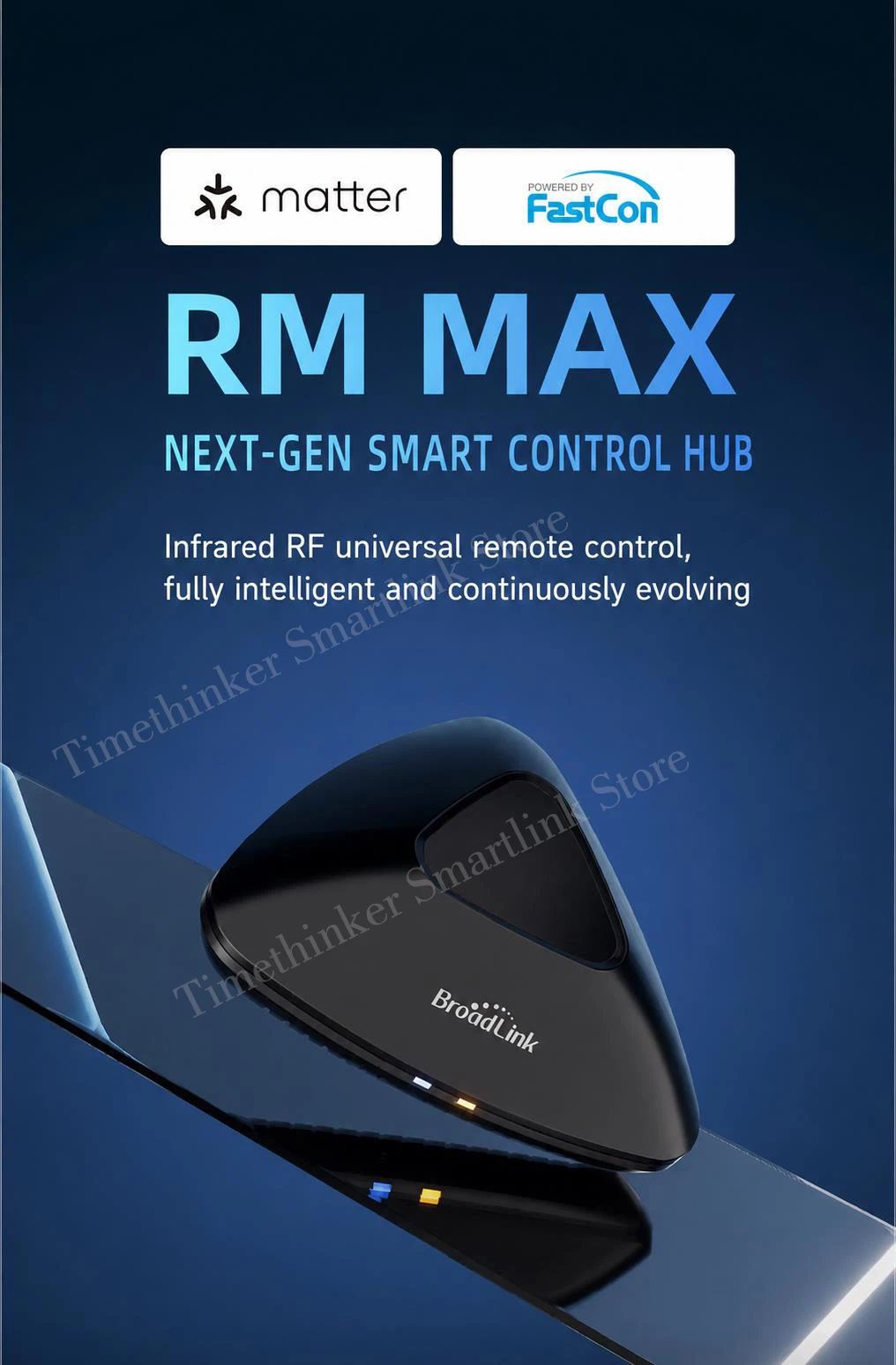Broadlink RM MAX Hub Upgrade-Version Smart Home Matter WiFi BLE Universalfernbedienung für IR/RF-Geräte für Alexa Google Home HomeKit – Detail 2