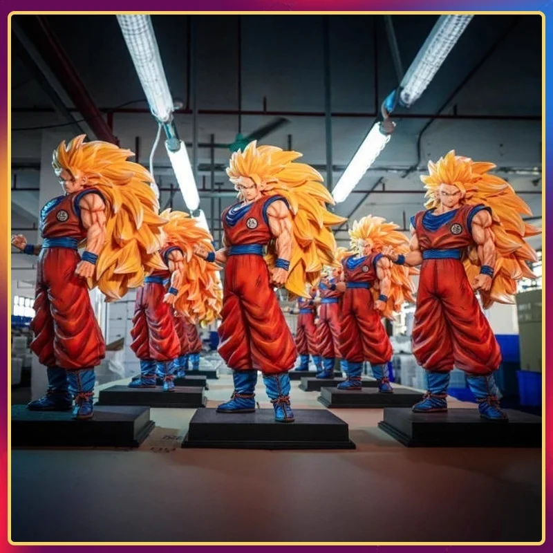 54 cm Super Saiyan Son Goku Dragon Ball Anime Action Figure PVC Model Standbeeld Collectie Speelgoed voor Kinderen Geschikt Kerstcadeaus