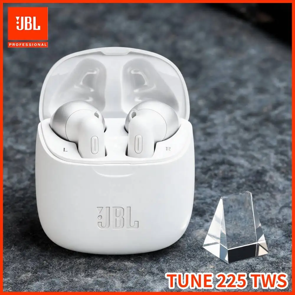 JBL Tune225TWS Wireless Bluetooth Earbuds Touch Operation Single‑Ear Mode Dual‑Microphone Call Office And Travel Earphones