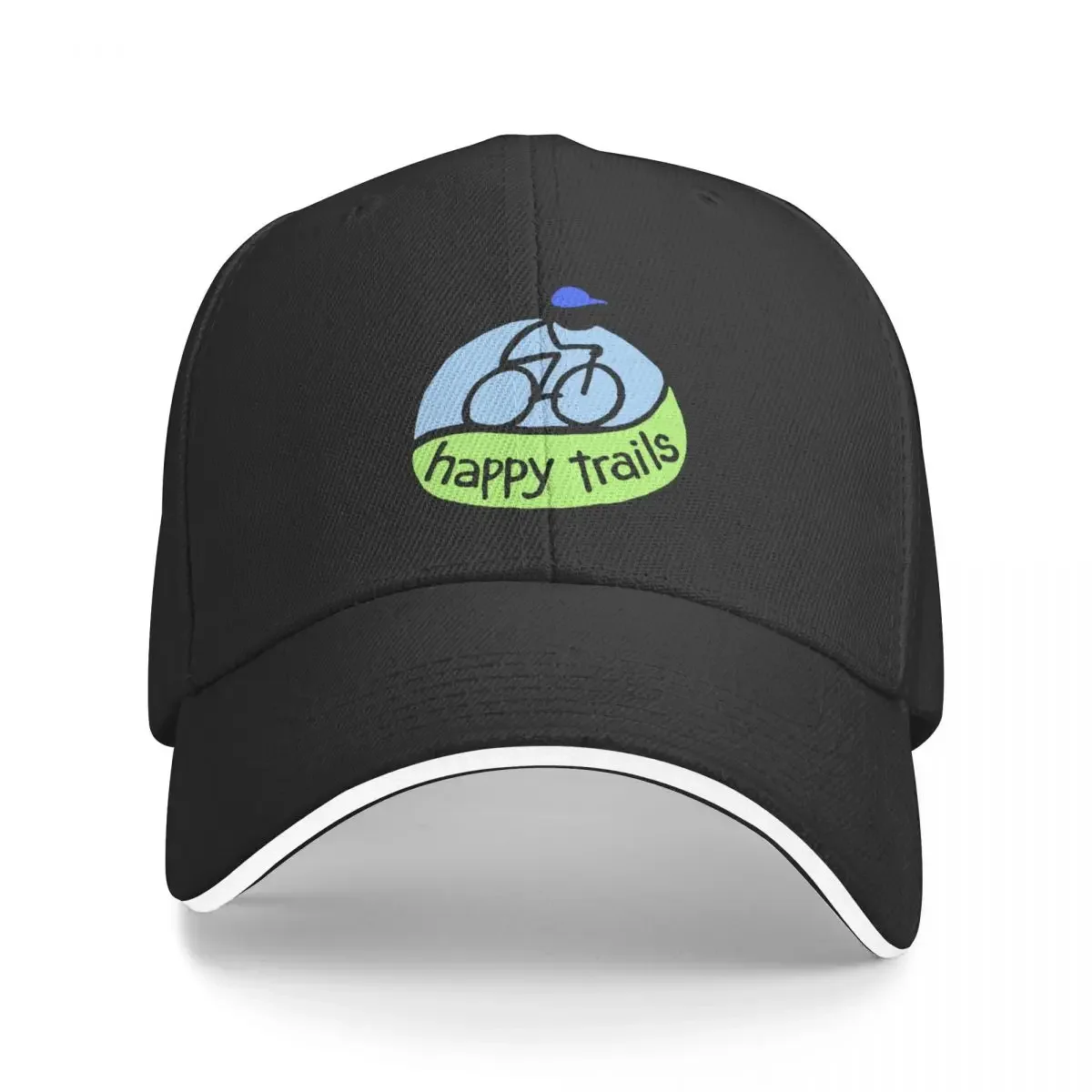 Happy Trails Baseball Cap Beach Winter hat Luxury Cap Women Men's