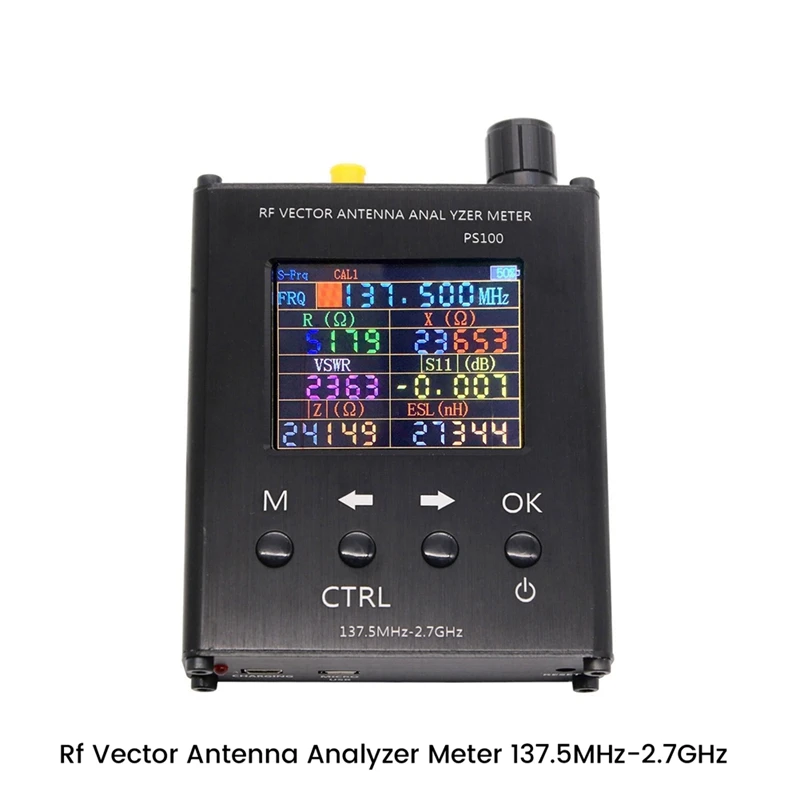 

PS100 UV RF Vector Antenna Analyzer Meter Standing Wave Tester 137.5Mhz-2.7Ghz (1 Set)