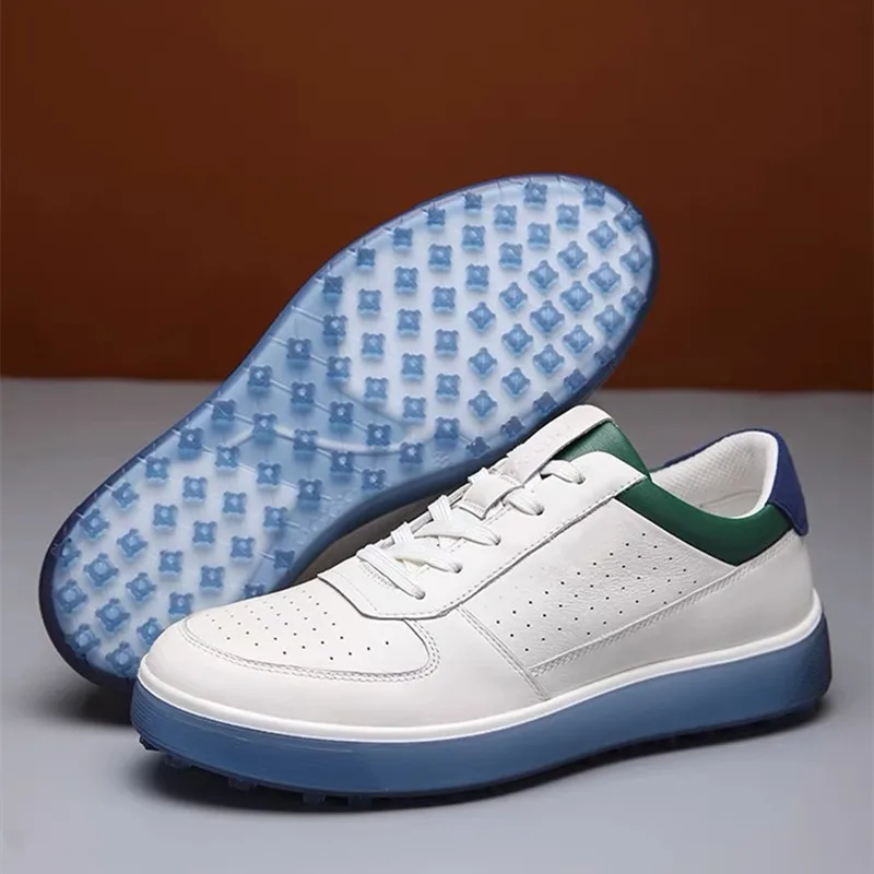 أحذية رياضية من جلد البقر الطبيعي للرجال ، أحذية كاجوال على الطراز البريطاني ، موضة جديدة #6