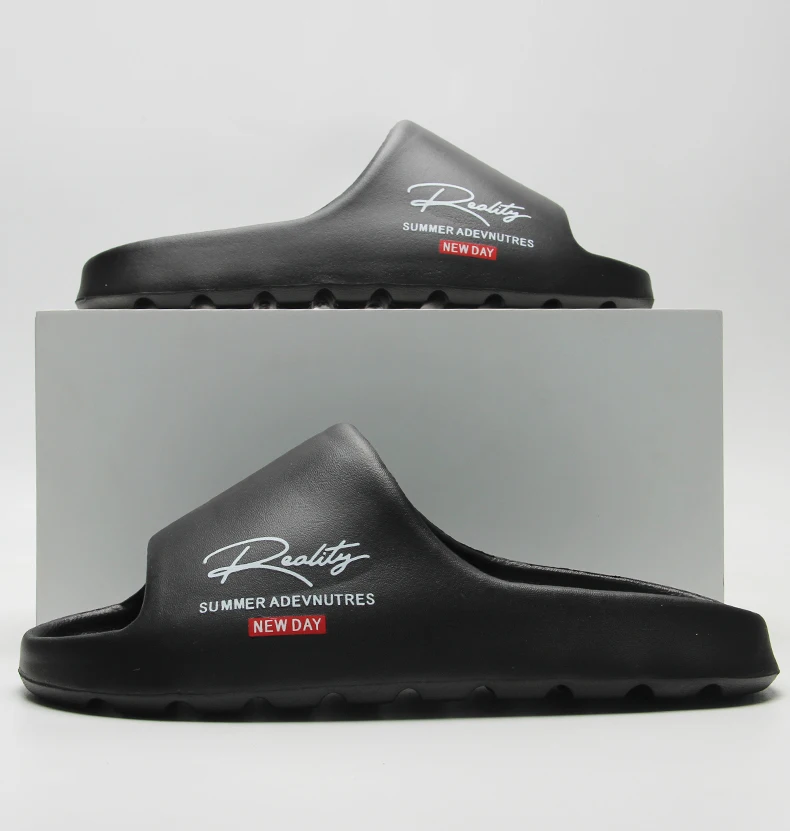 Bequeme und leichte Outdoor-Hausschuhe, rutschfeste Sommer-Strandslipper für zu Hause, gleicher Stil für Männer und Frauen (ohne Schuhkarton) – Detail 5