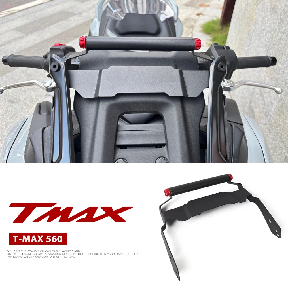 

Motorcycle Navigation Bracket For YAMAHA T-MAX560 T-MAX TMAX 560 TMAX560 2025 GPS Mount Device Carrier 22mm Phone Adapt Holder