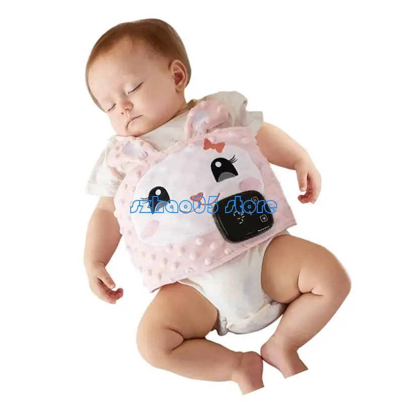 

85LE Cartoon Pattern Baby Belly Band Adjustable Toddler Tummy Wrap Belt Detachable