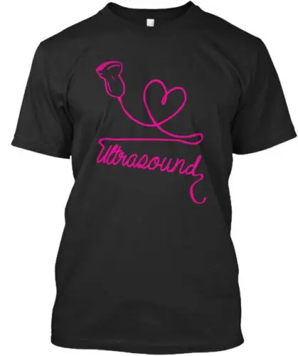 I Love Ultrasound - Premium T-Shirt Made in the USA Size S to 5XL