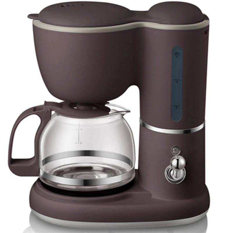 Coffee Machine Household Appliance máquina de café American Drip Automatic 0.6 Liters, Can Keep Warm Coffe Maker,