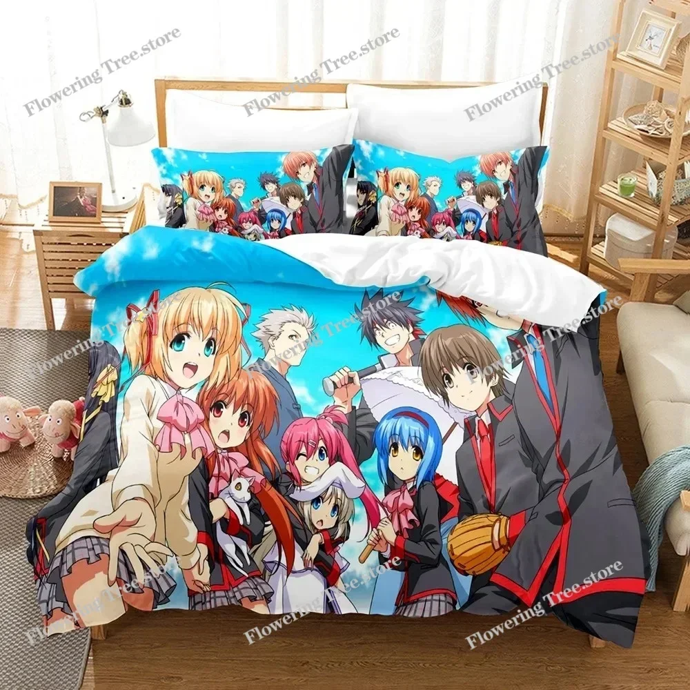 3D Print Anime Little Busters Bedding Set Boys Girls Twin Queen Size Duvet Cover Pillowcase Bed Kids Adult Home Textileextile