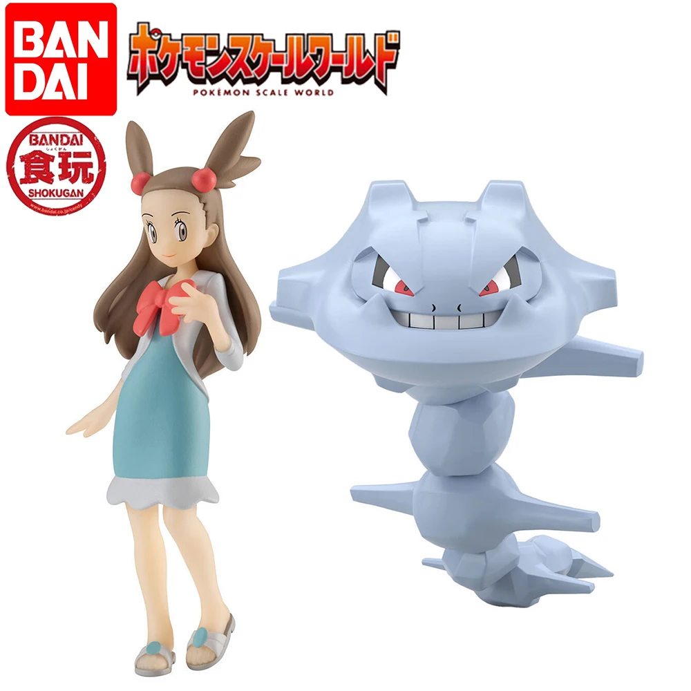 Pre Sale Origina Bandai Pokemon Scale World Johto Region Haganeil and Mikan Pack Collectible Anime Figures Model Toys Gifts