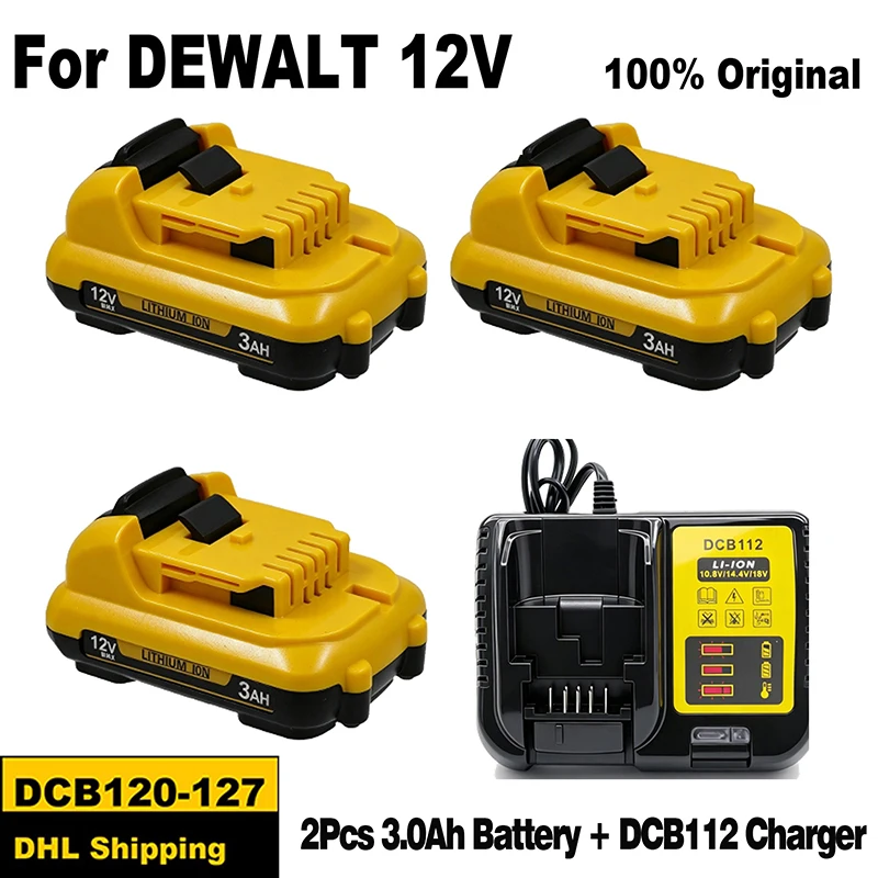 ·For Dewalt DW089LG 12V Laser Level, Compatible with DCB120 DCB124, Works with Dewalt 12V Power Tools & Laser Level