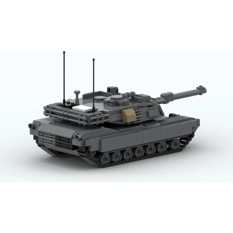 WW2 M1A2 Heavy Tanks Army Main Battle Tank Military M1A2 Building Blocks Bricks Model Kids Children Toys Adults Gifts