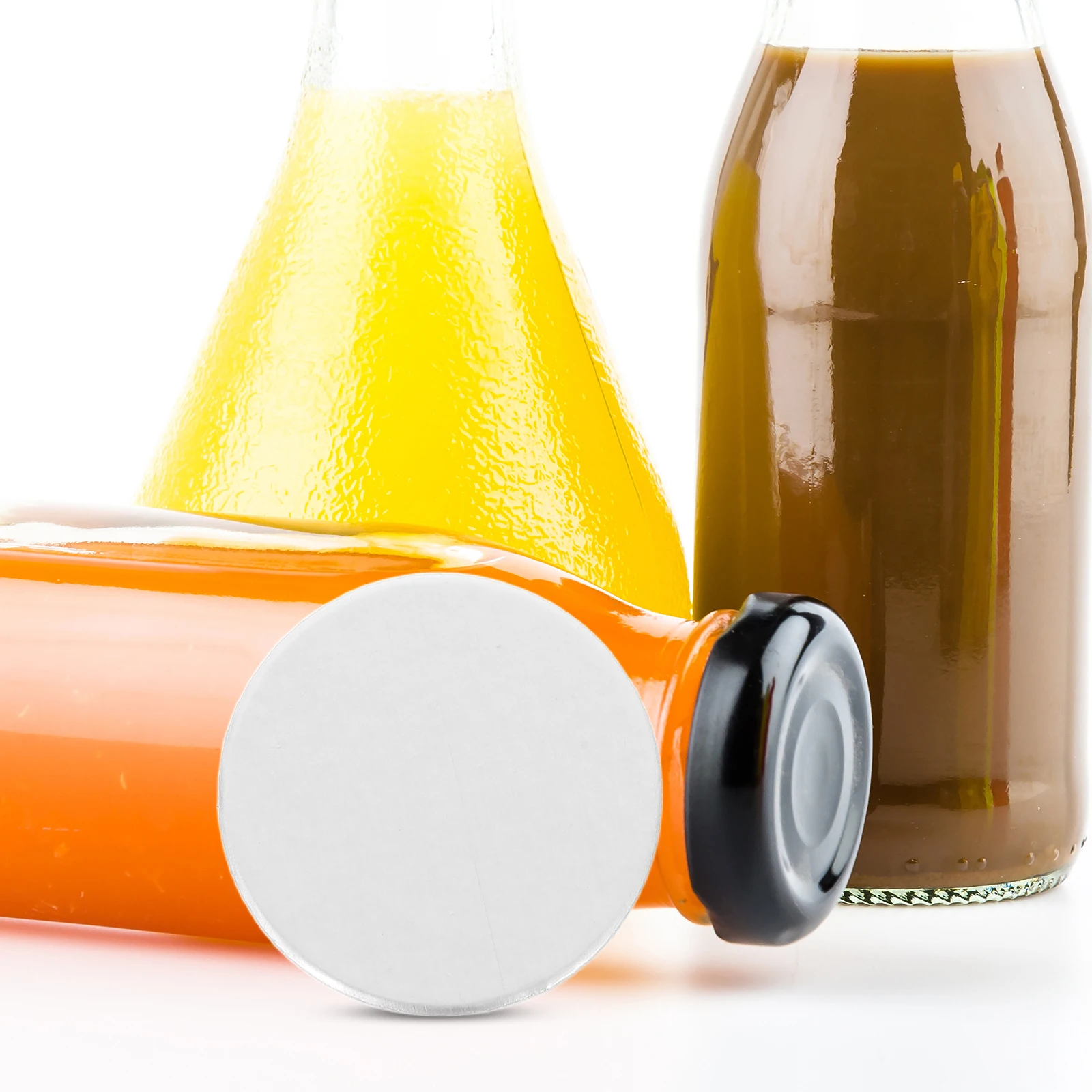 

200Pcs Aluminum Foil Induction Seals 63mm for Glass Jars and Plastic Bottles Leak-Proof Tamper Evident Sealing Gaskets