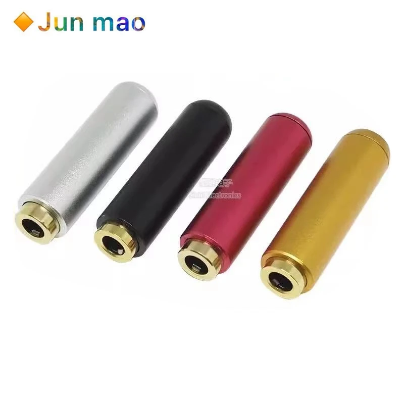 1pcs Three section four section headphone plug gold-plated 3.5mm female stereo headphone assembly female base 3.5mm audio socket