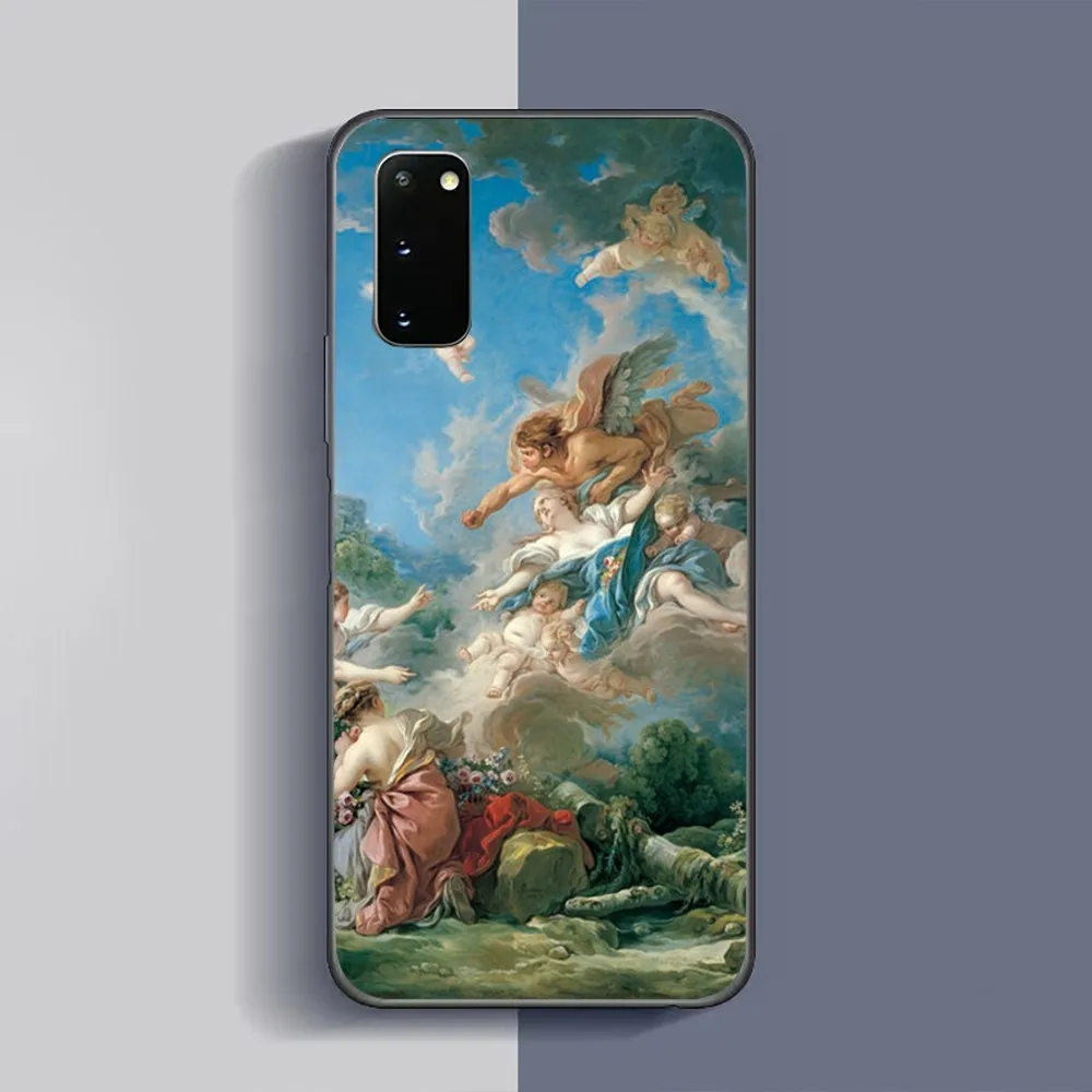 palace of versailles The Creation of Adam Art Phone Case For Samsung Galaxy A52 A12 A51 S21 Edge S22ULTRA S23 S20LITE Plus ultra