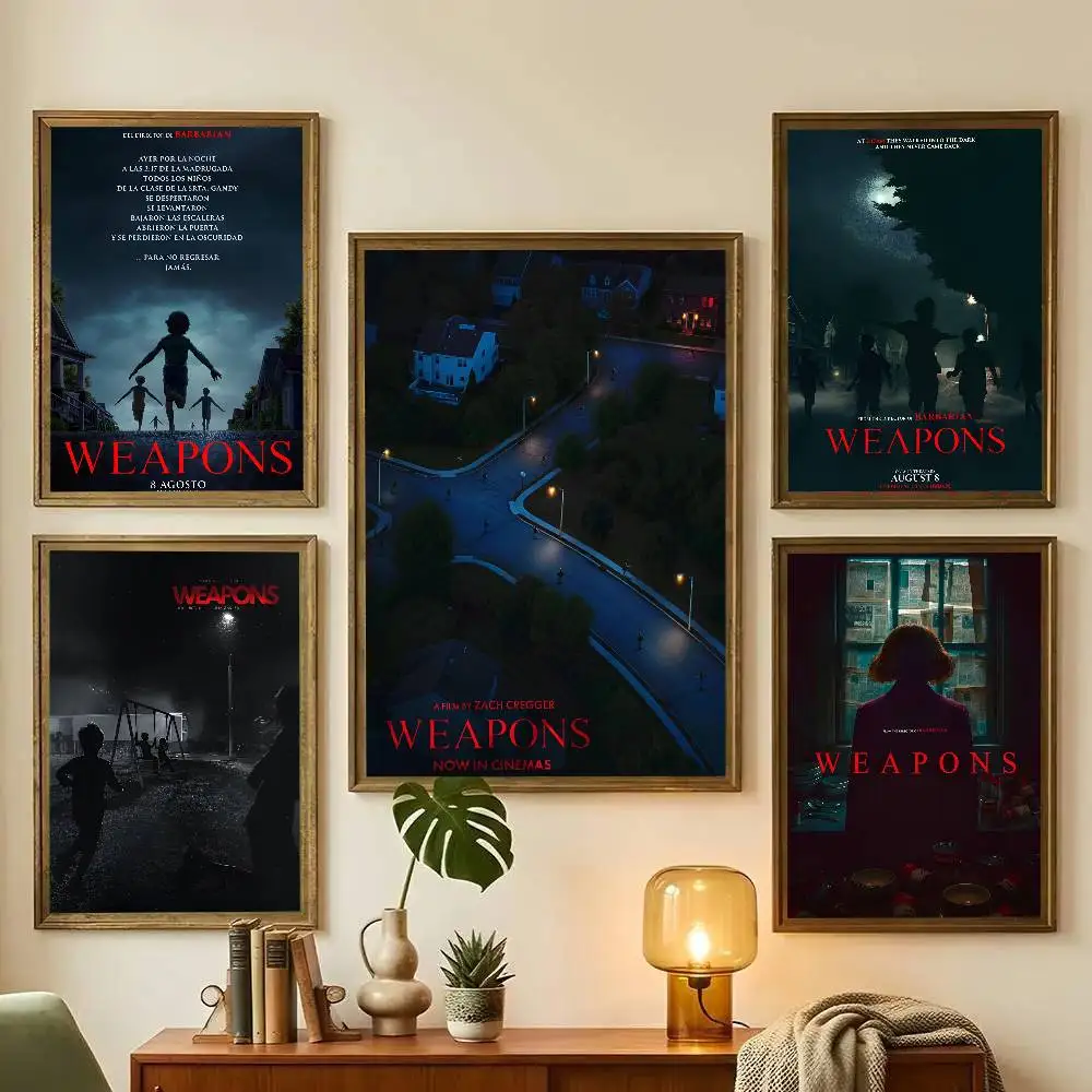 1pc Weapons Movie Poster Sticker Print Waterproof Wall Art For Living Room Bedroom Home Decor