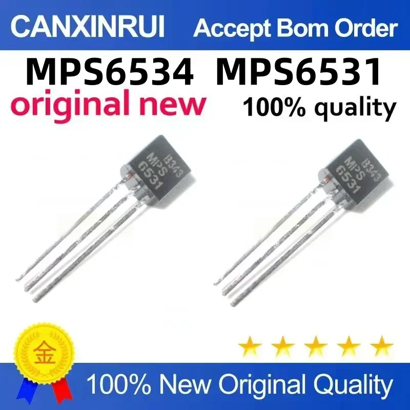 (5-100 pieces) Brand new original MPS6531 MPS6534 power transistor direct insertion transistor TO-92 chip IC