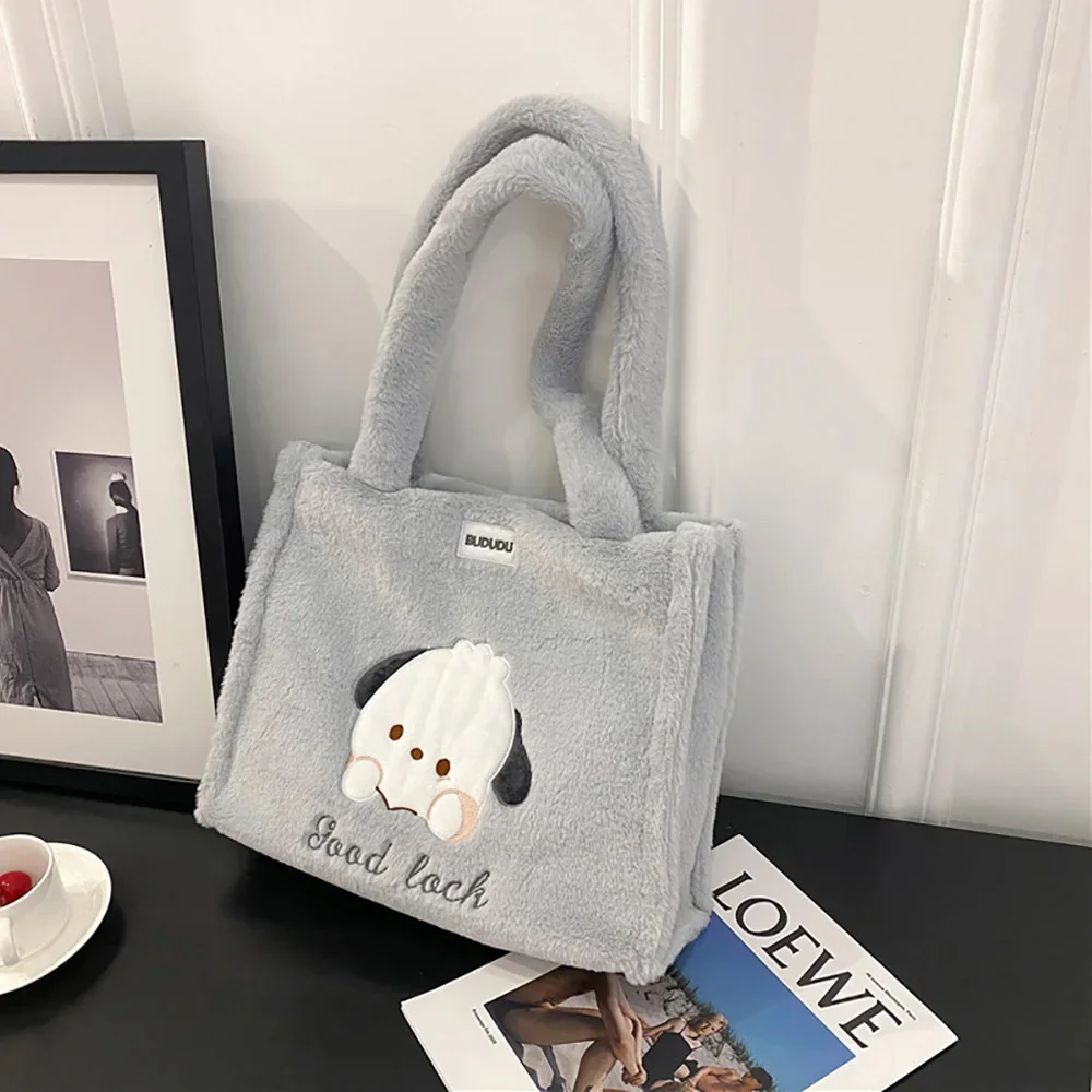 

Pochacco мультяшная сумка Kawaii аниме сумки для хранения большая вместительная школьная сумка повседневная сумка-тоут модные рюкзаки подарки