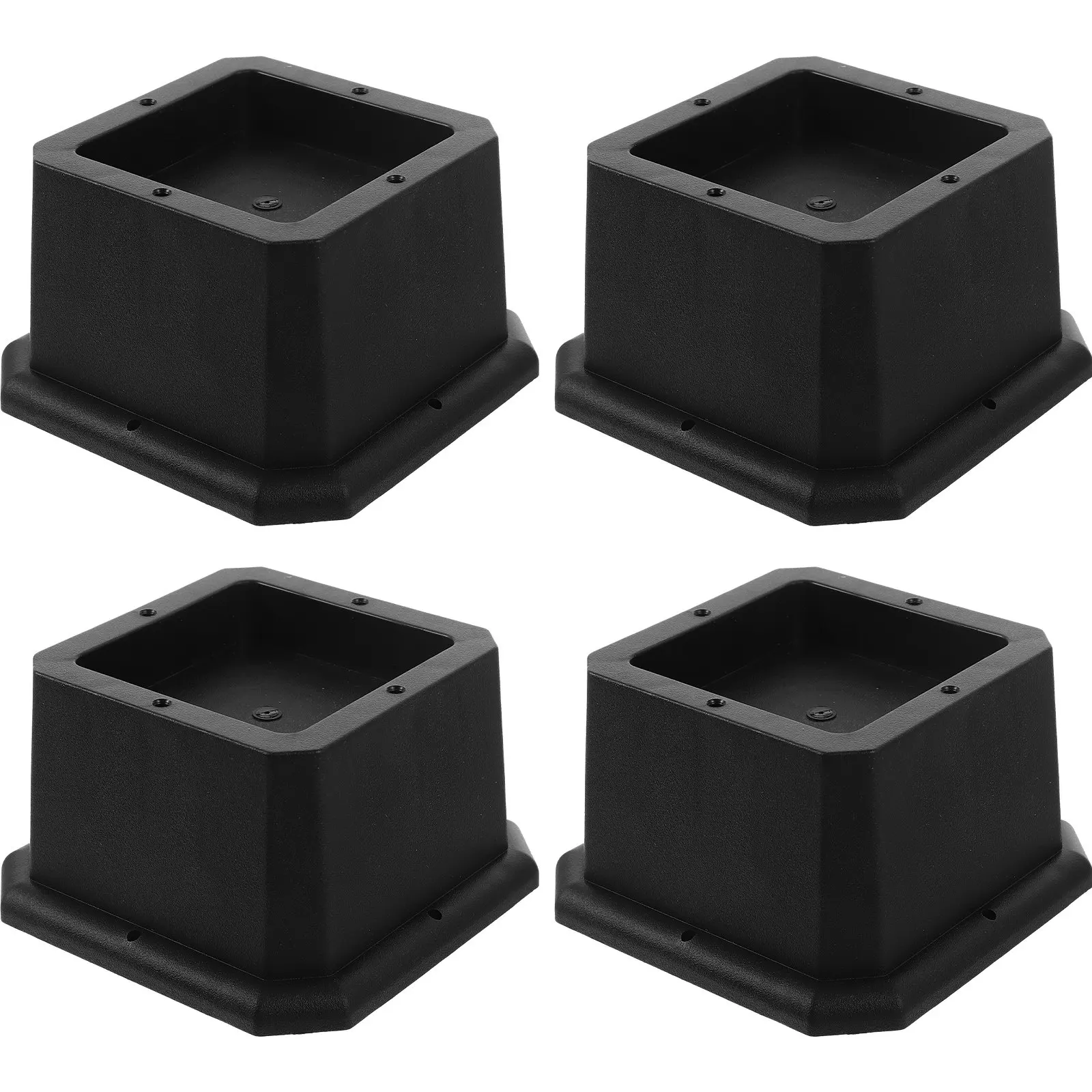 4Pcs Multipurpose Furniture Risers Bed Lifters Table Lifts Chair Height Adjusters Sofa Couch Risers Washer Cabinet Desk Leg