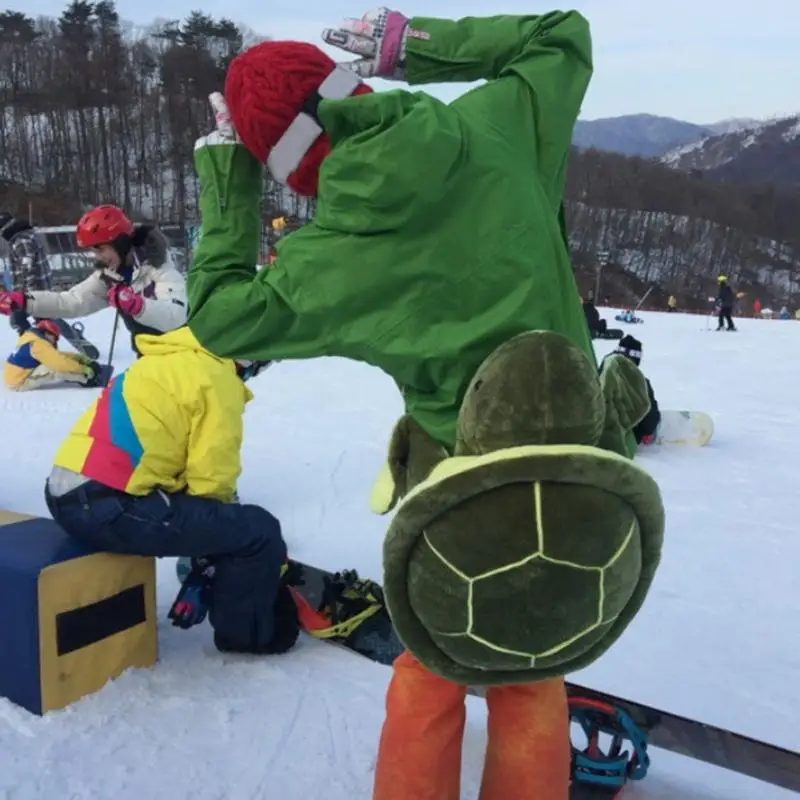 Snowboarding Turtle Cushion Hip Butt Pad Turtle Tortoise Protective Gear Skiing Snowboarding Skating Pads Turtle Hip Elbow Knee