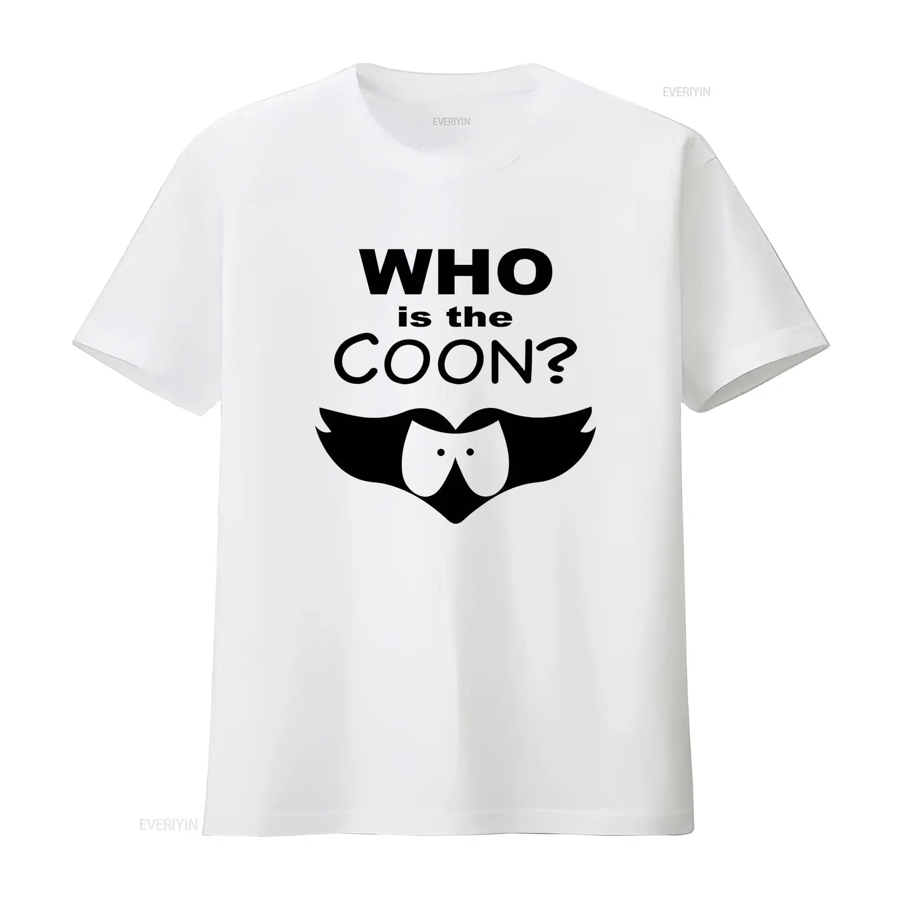 124 تي شيرت رجالي من Who is the Coon زي جنوبي مضحك بارك إريك برنامج تلفزيوني ريترو جديد عتيق مغسول للارتداء اليومي جرافيك