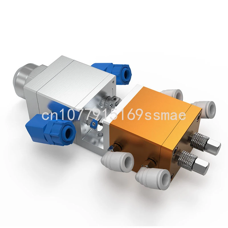 BY-36AB double cylinder double liquid suction type adjustable AB double liquid dispensing valve pneumatic AB valve